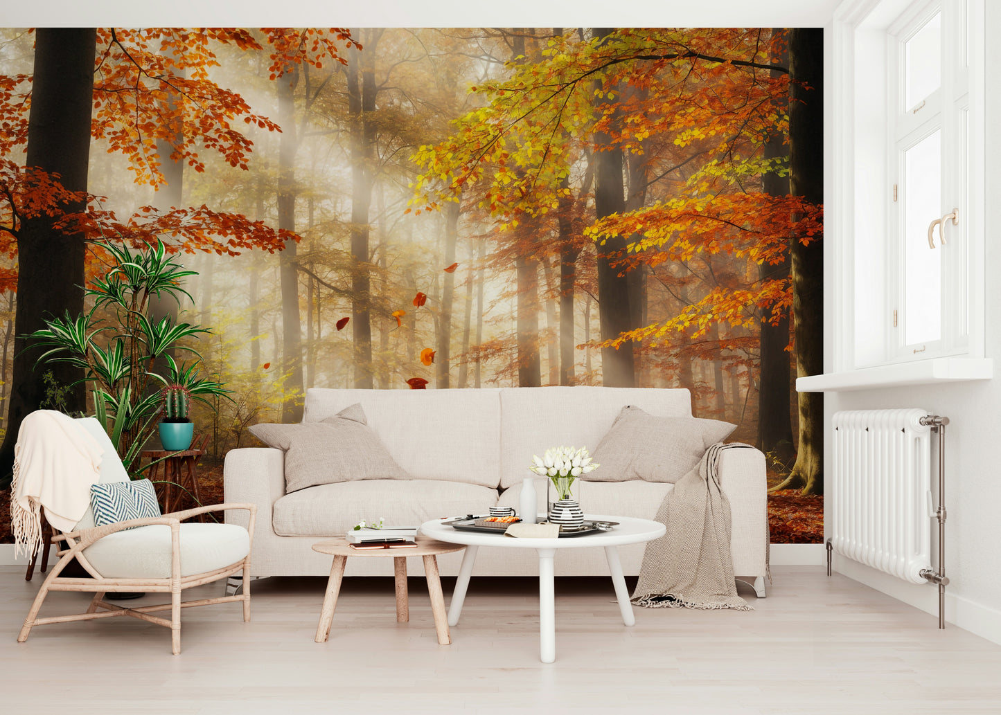 Autumn's Embrace Wall Mural