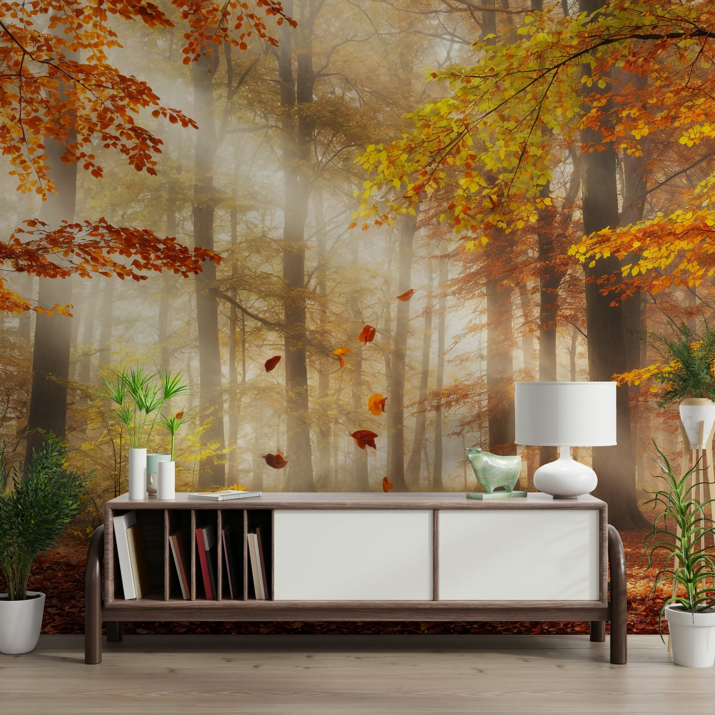 Autumn's Embrace Wall Mural