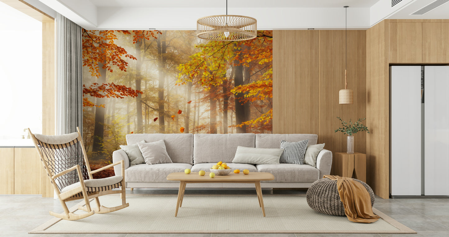 Autumn's Embrace Wall Mural