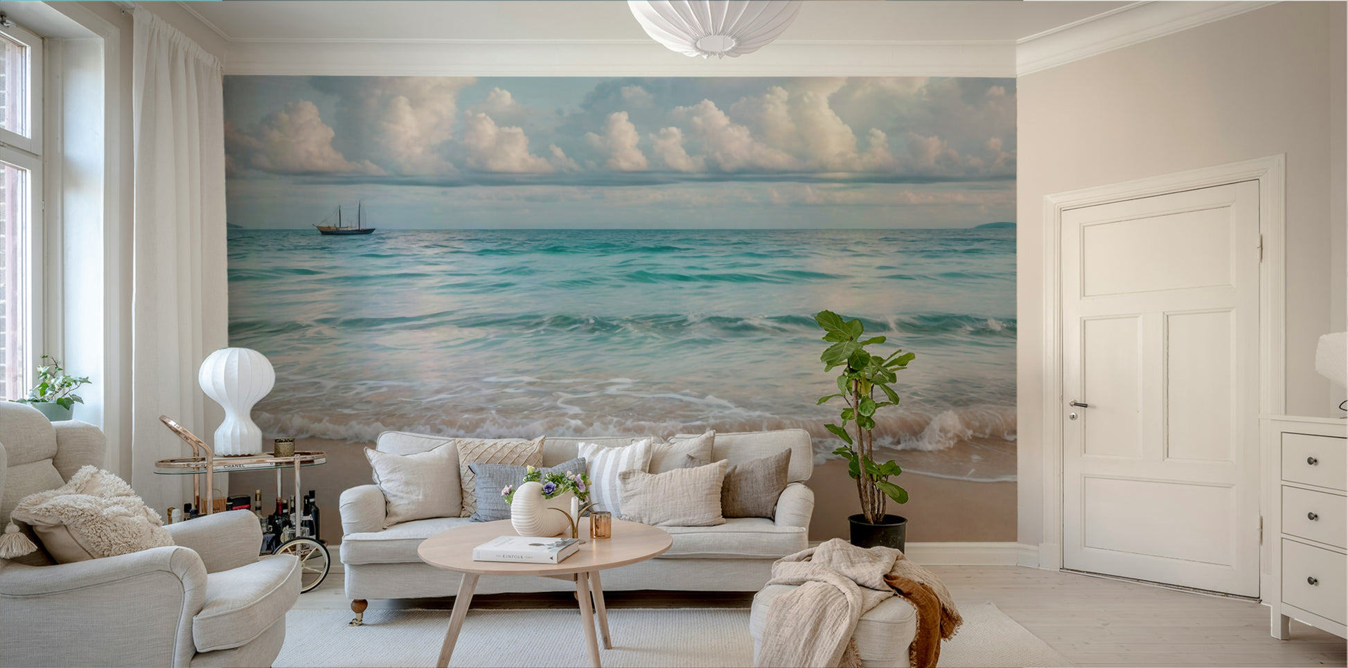 The image feels peaceful and restful.

