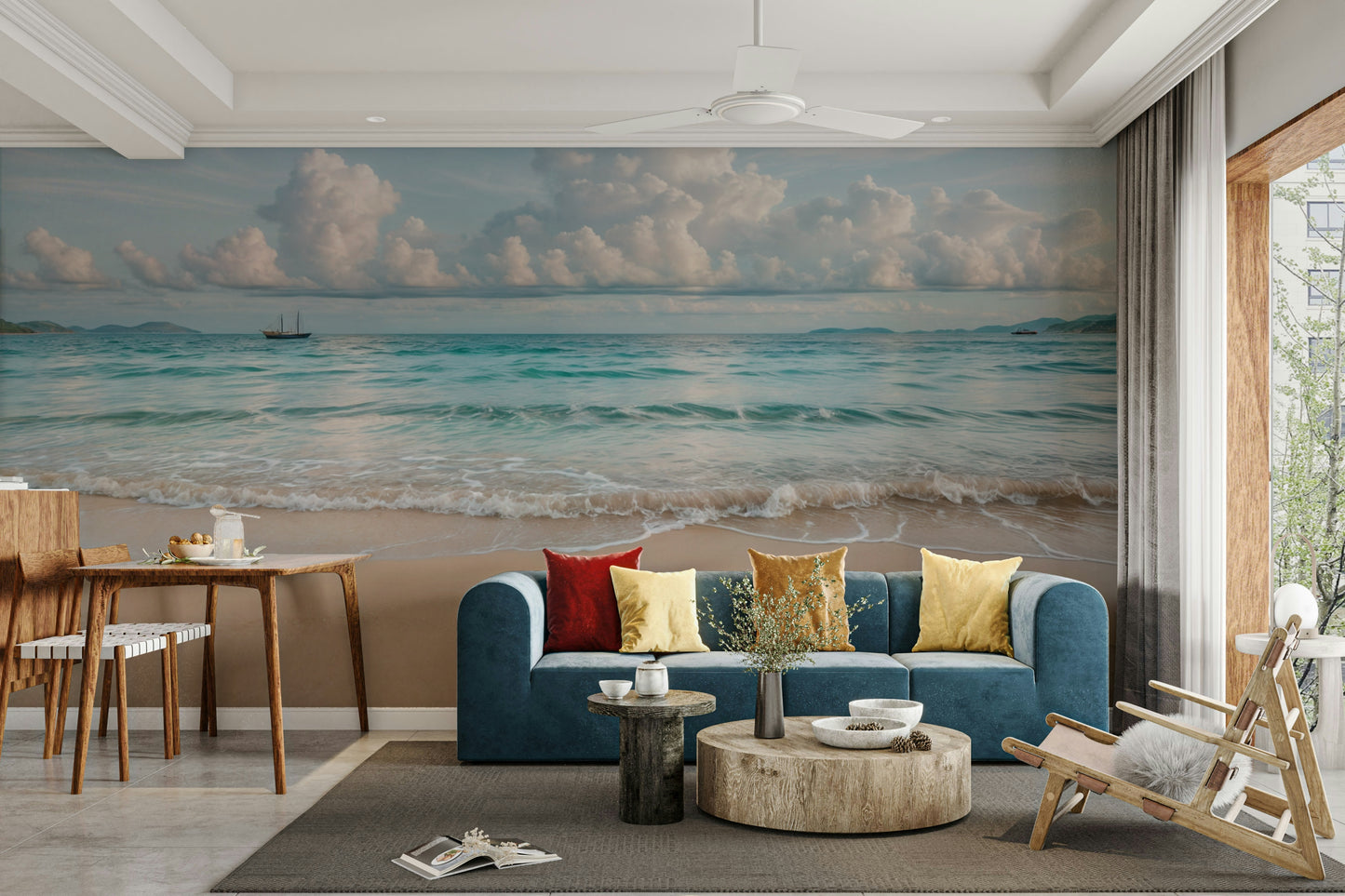 The design feels graceful and peaceful.

