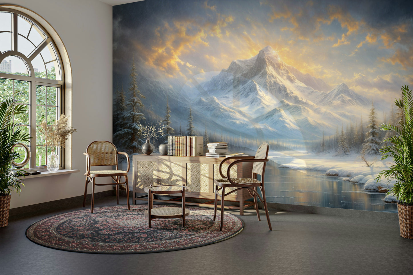 The image has a calm, tranquil mood.

