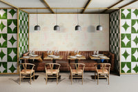 The composition is a harmonious, flowing pattern.

