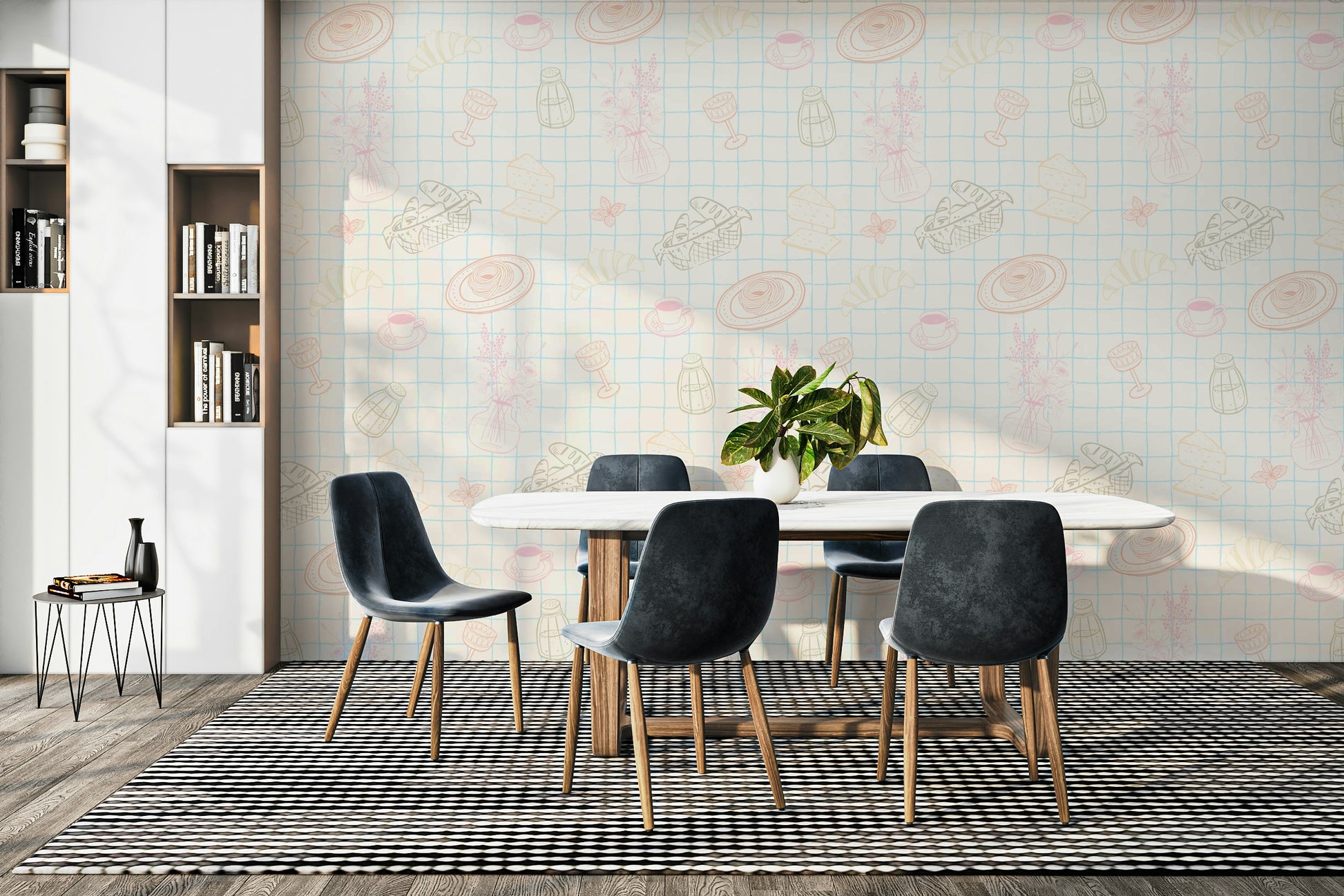 The design feels peaceful and artistic.

