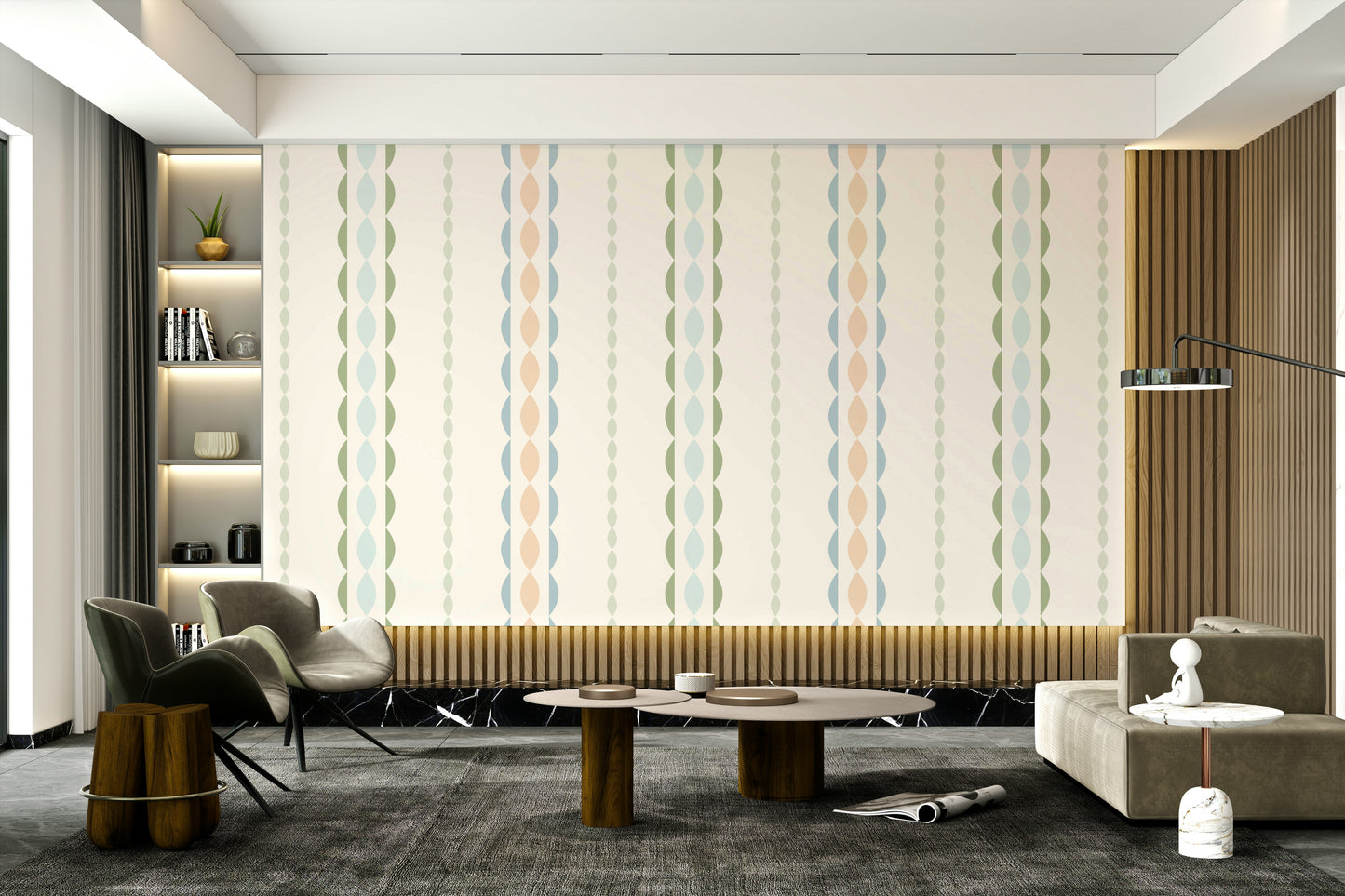 The image feels peaceful and restful.

