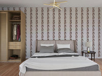 The composition is a harmonious, repeating pattern.

