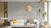 A cheerful wallpaper with a whimsical, celestial design.

