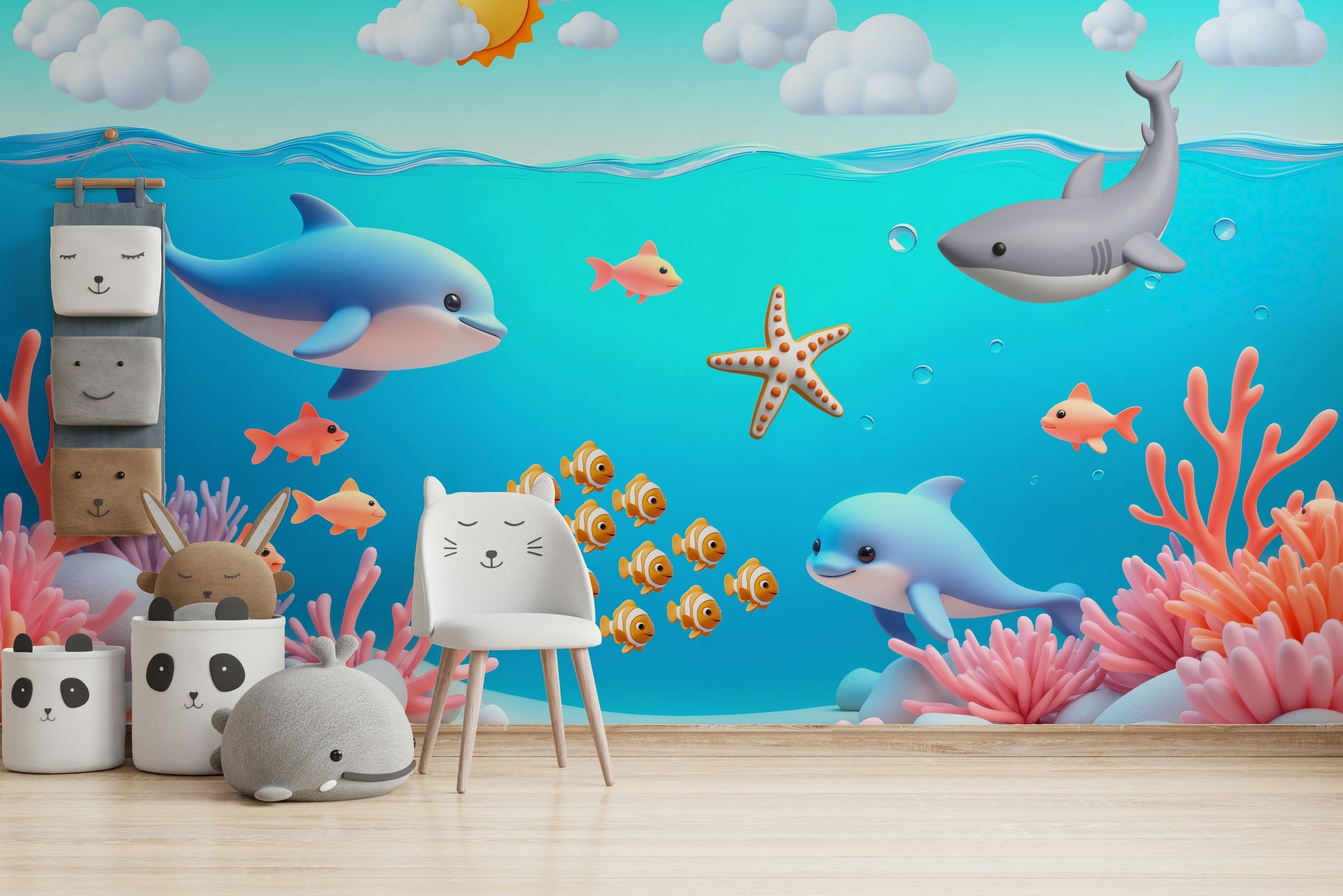 The design has a beautiful, artistic aesthetic.

