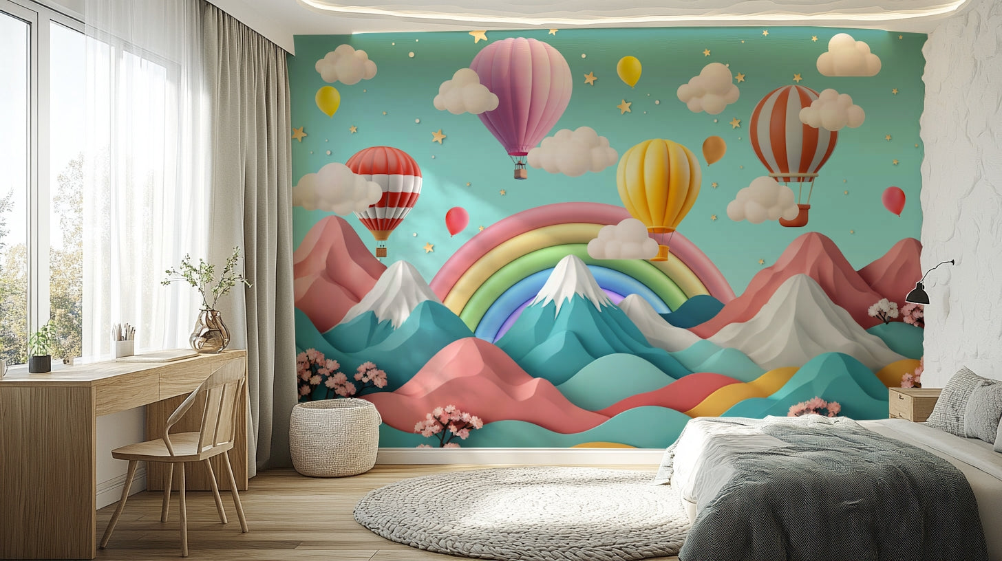 The design feels peaceful and playful.

