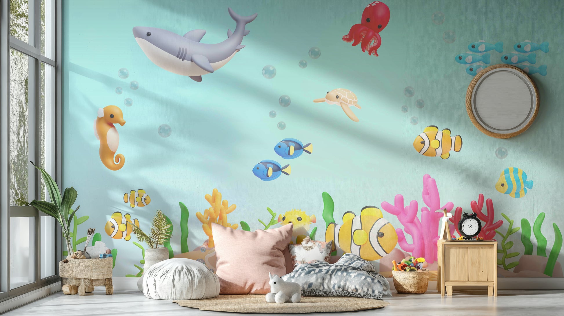 The overall feel is cheerful and active.

