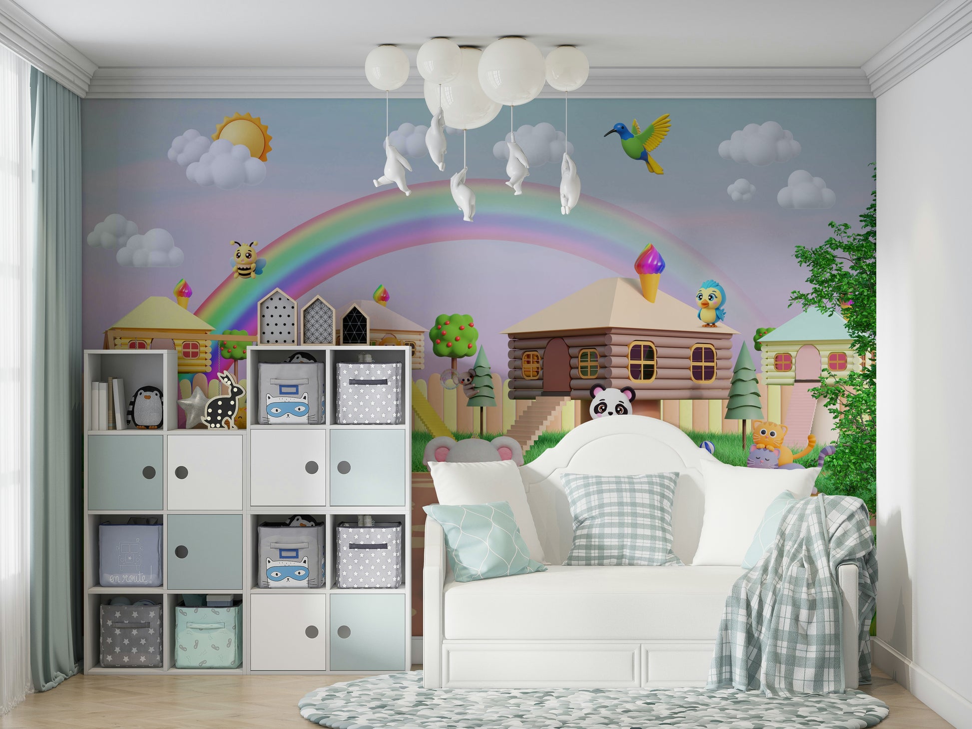 The overall feel is cheerful and active.

