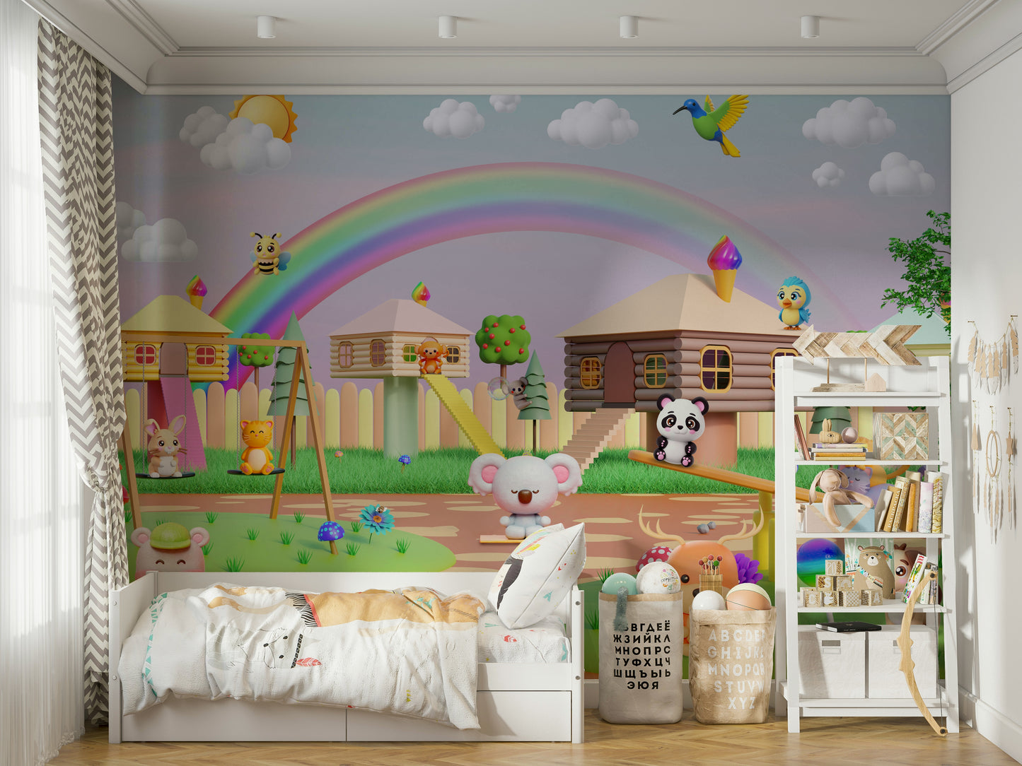 The design feels happy and adventurous.

