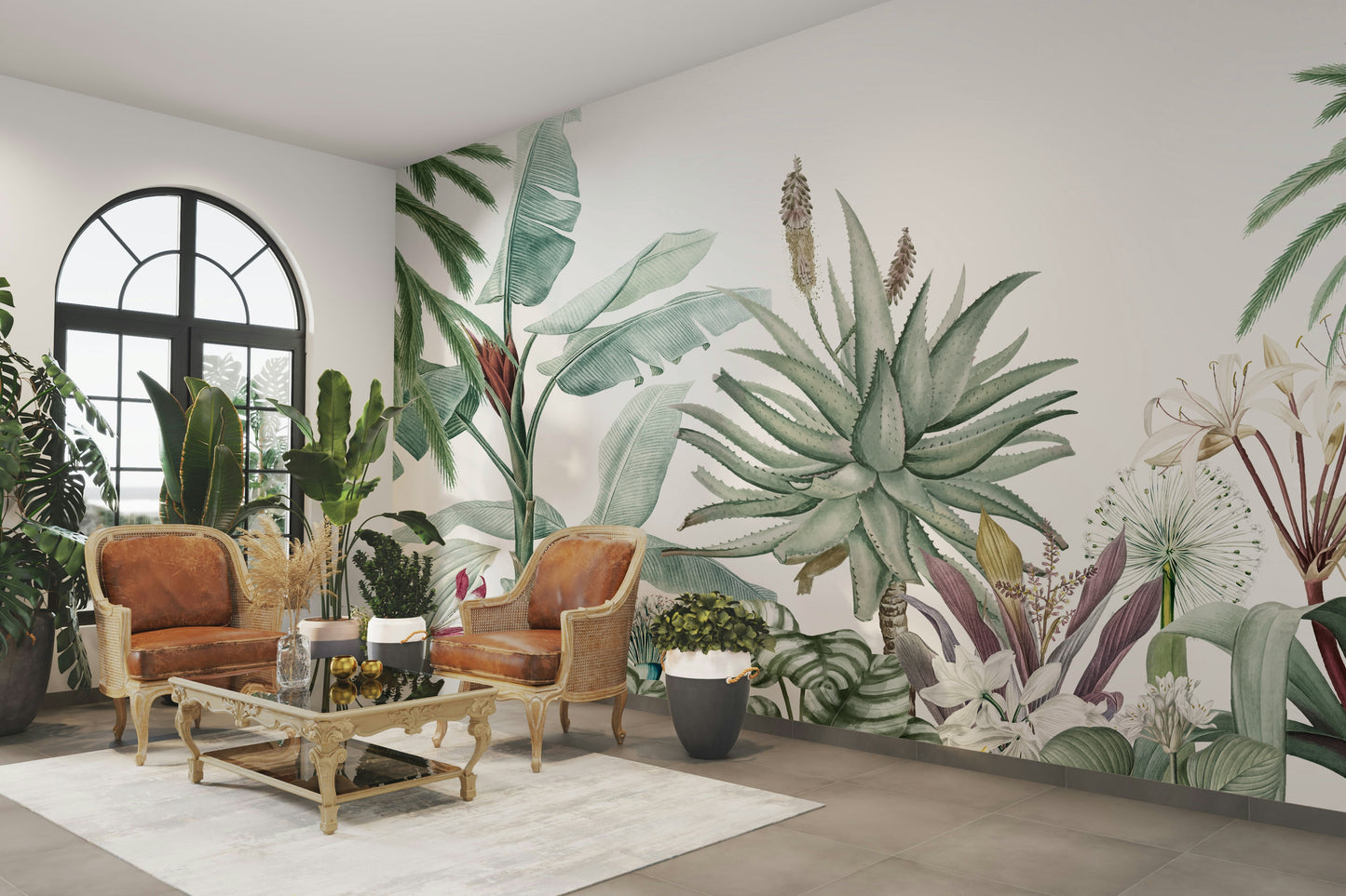 The design has a beautiful, artistic aesthetic.

