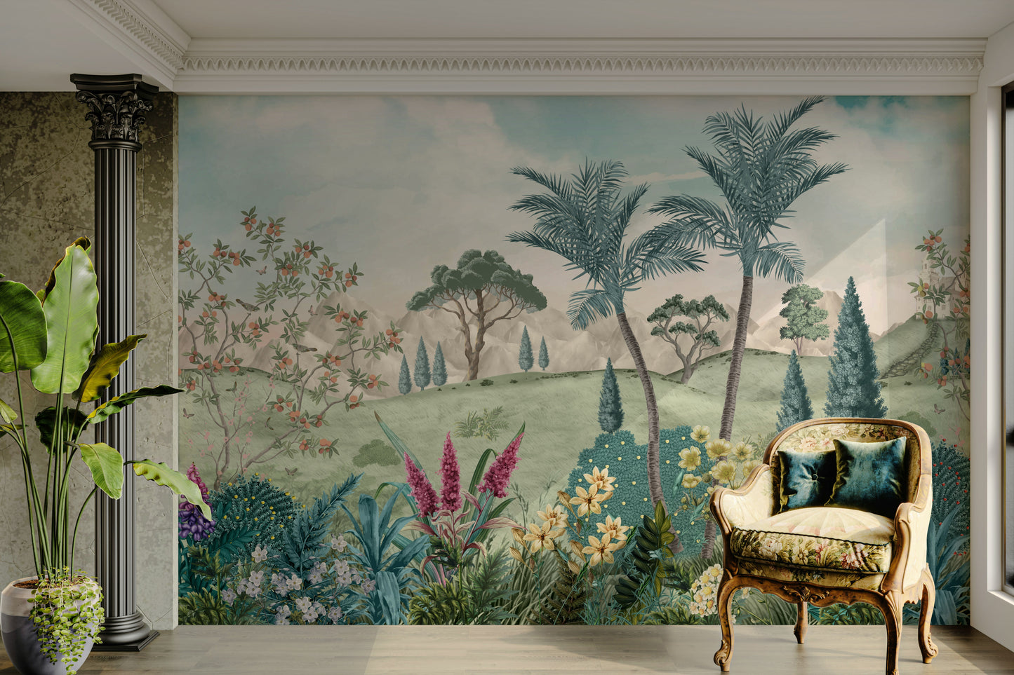 The image has a calm, tranquil mood.

