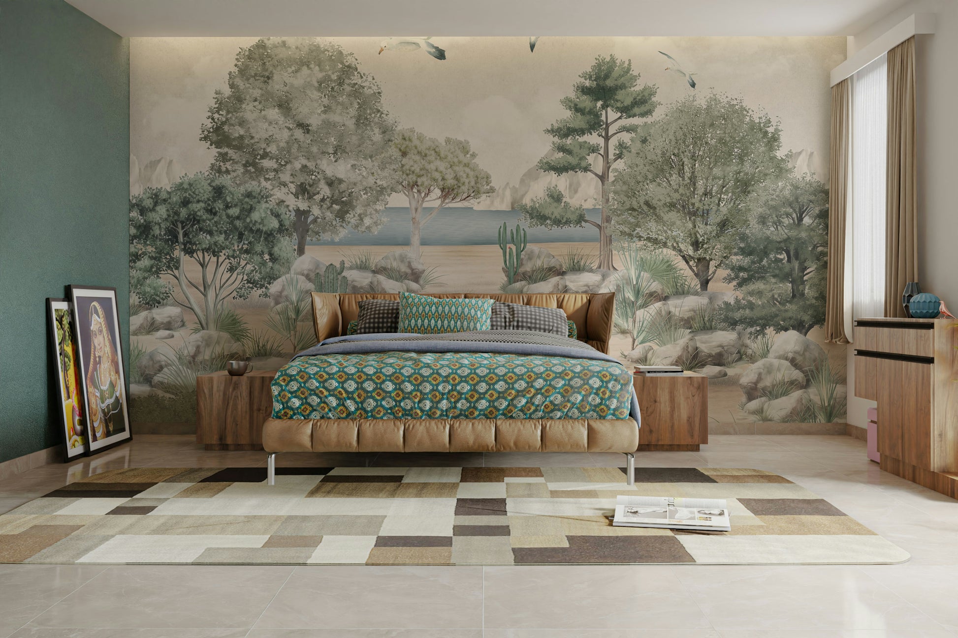 The image has a calm, tranquil mood.

