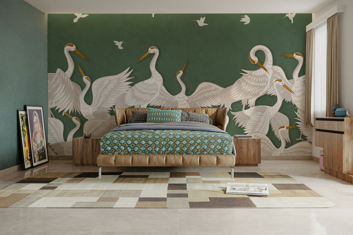 Emerald flight, detailed view

