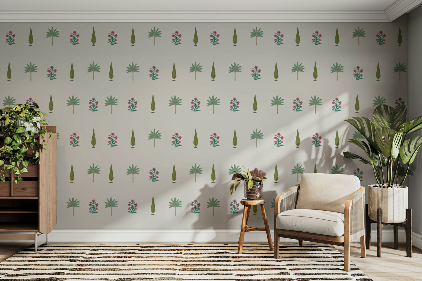 The pattern feels intricate and artistic.

