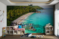 Wallpaper for walls with a fantastical landscape

