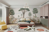 Detailed view of the gentle watercolor art

