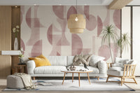 Wallpaper for walls with a sophisticated, abstract design

