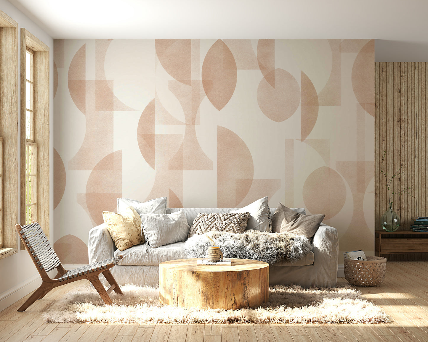 Wall decor showing a tranquil abstract view

