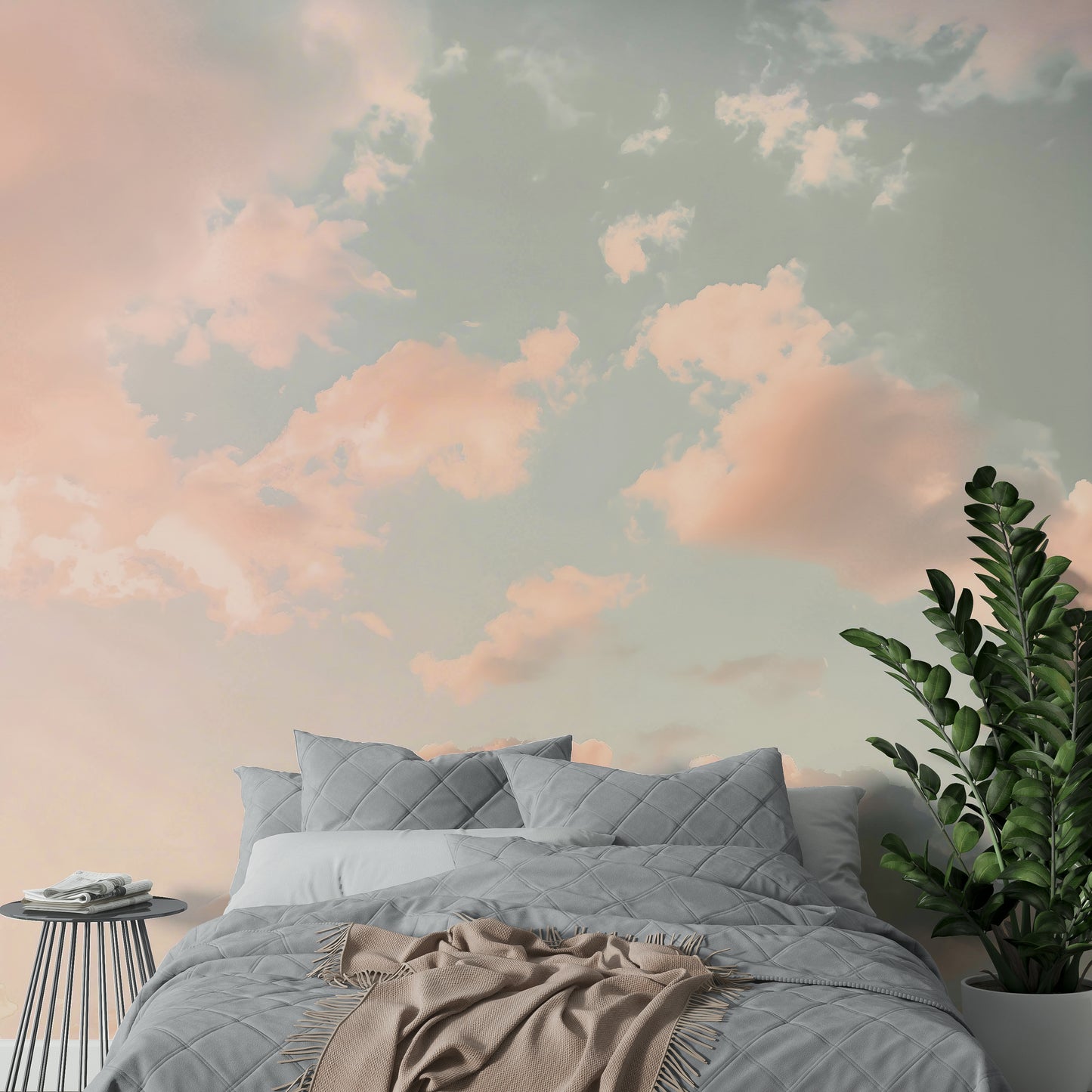 Mural wallpaper capturing a peaceful atmosphere


