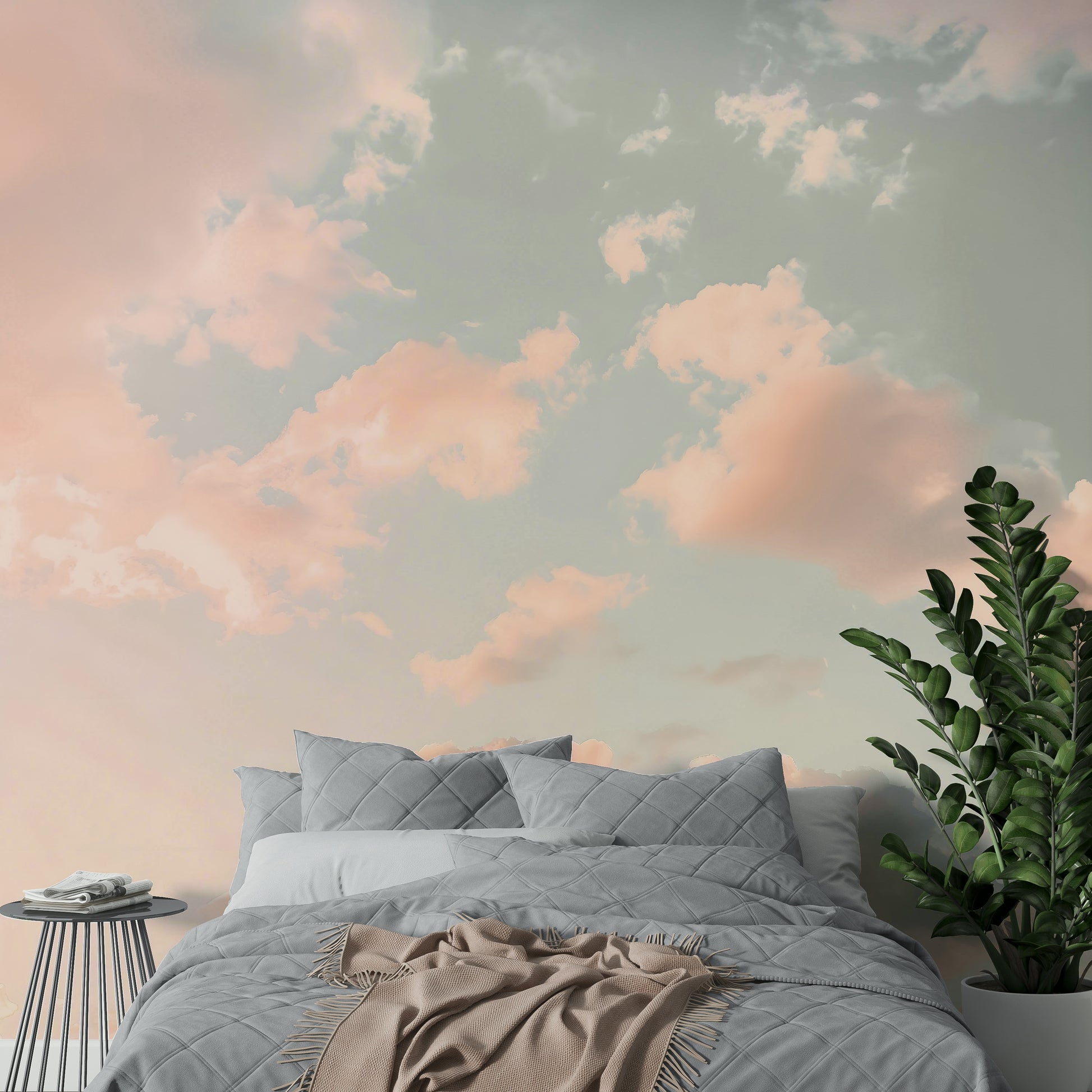 Mural wallpaper capturing a peaceful atmosphere

