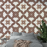 Terracotta tile pattern for kitchen wall

