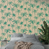 The colors are a blend of soft greens, browns, and beige.
