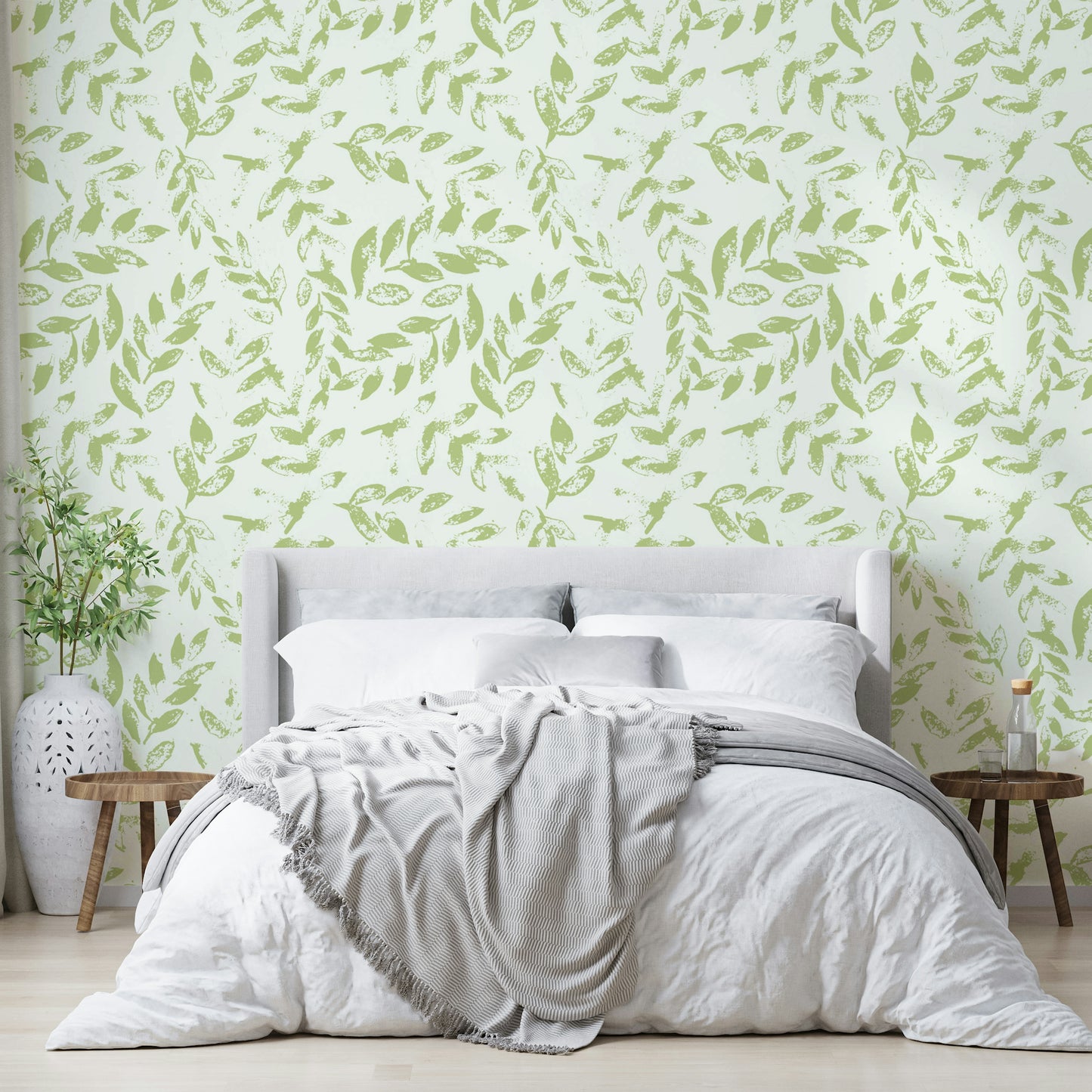 This wallpaper is suitable for a bedroom, a living room, or a serene study.
