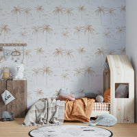 This wallpaper is suitable for a living room, a bedroom, or a contemporary office.

