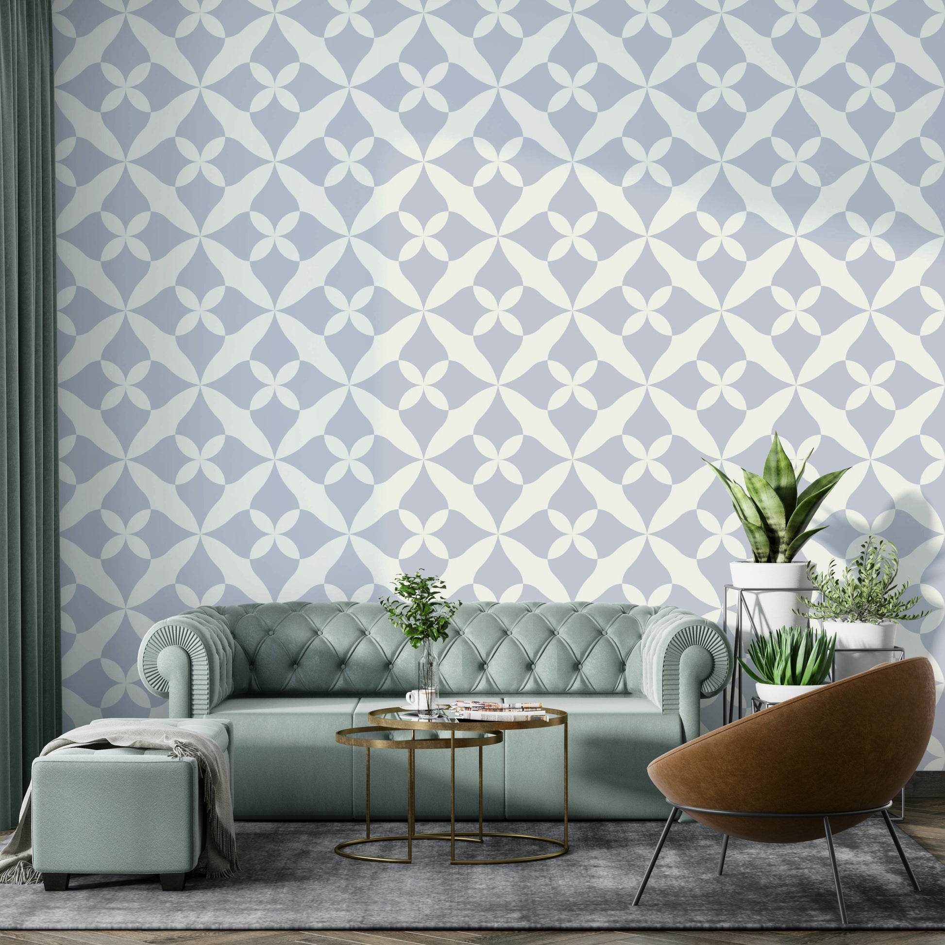 Wallpaper for walls with a clean, contemporary feel

