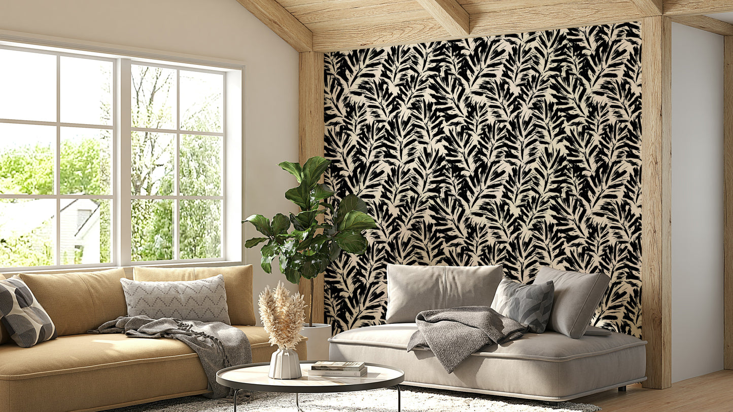 Detailed view of the artistic brushstrokes

