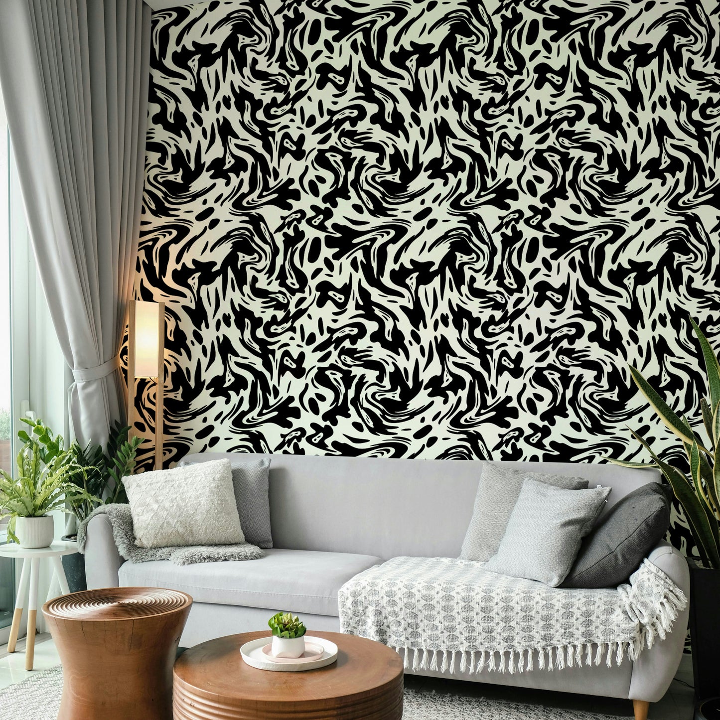 Soft color abstract wallpaper