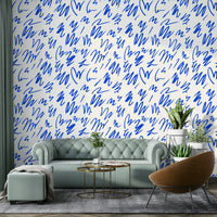 Close-up of a whimsical, abstract marker pattern

