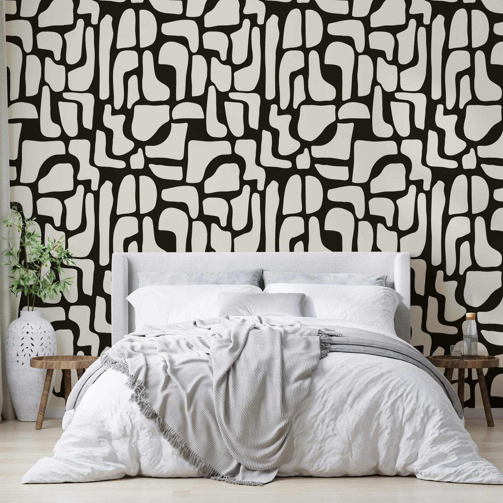 Close-up of a soft, abstract stone pattern

