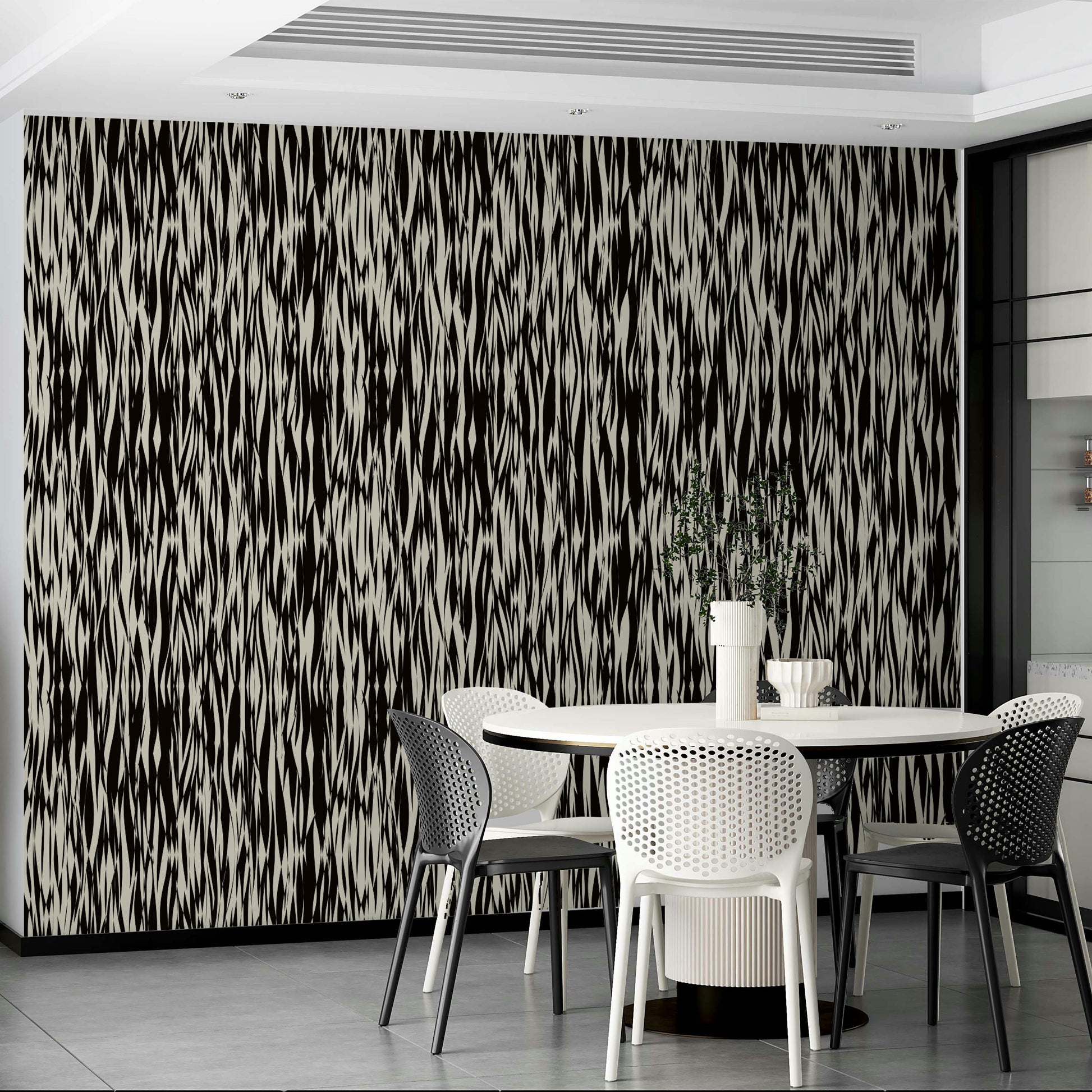 Close-up of a subtle, abstract wave pattern

