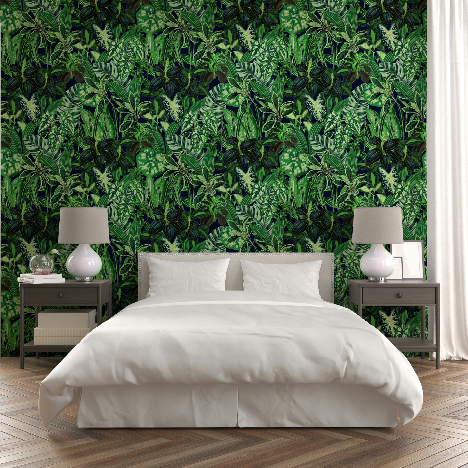 Wallpaper for walls with a bold, exotic feel

