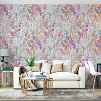 Decorative Boho Flowers artistic wallpaper

