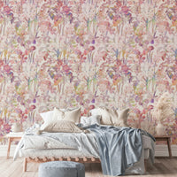 Decorative Boho Flowers stylish wallpaper

