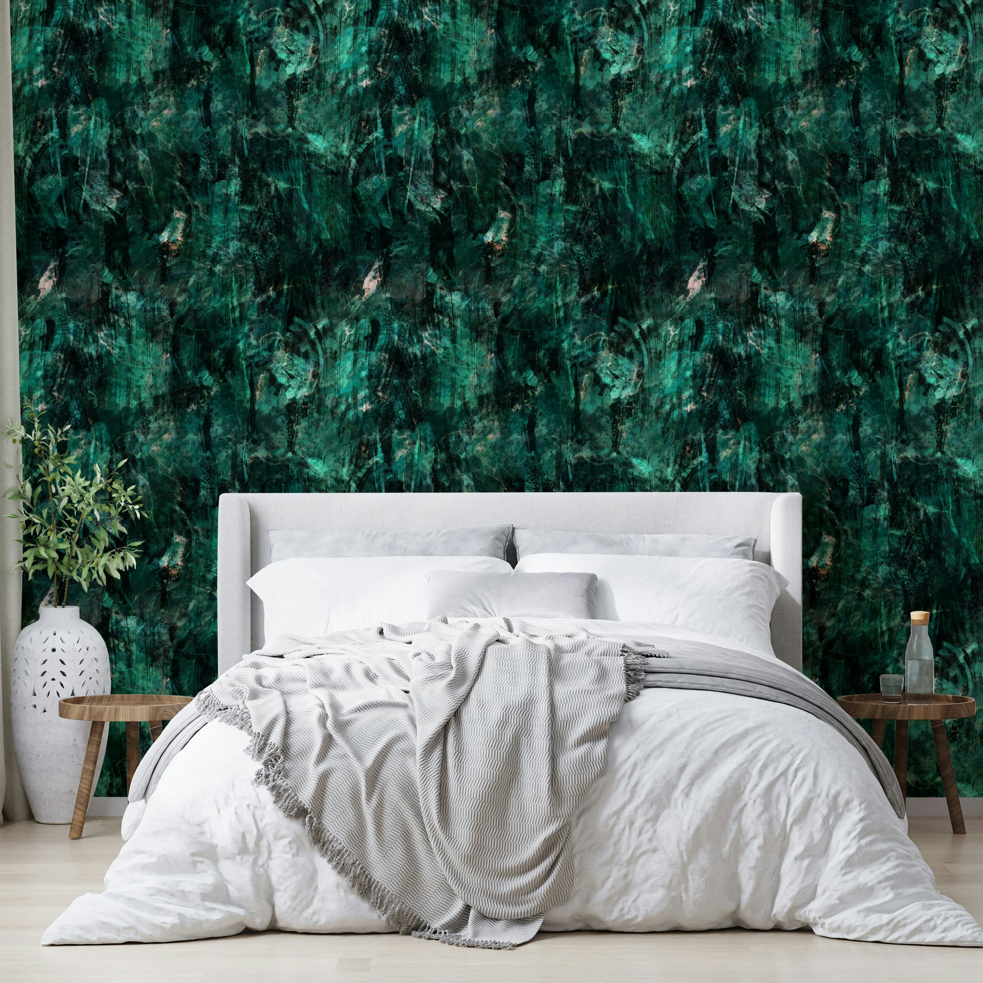 Emerald sophisticated wallpaper

