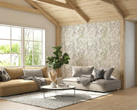 Ethereal Botany tasteful mural wallpaper

