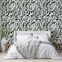 Painted Lines decorative wall mural

