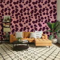 Boho Jewel Tone floral wallpaper