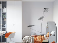 A beautiful, close-up, black and white photo of a plant stalk.

