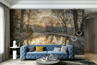 Frosty Morning beautiful wall covering

