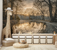 Frosty Morning elegant wallpaper

