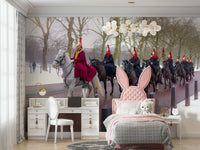 Guards on Parade traditional wall mural