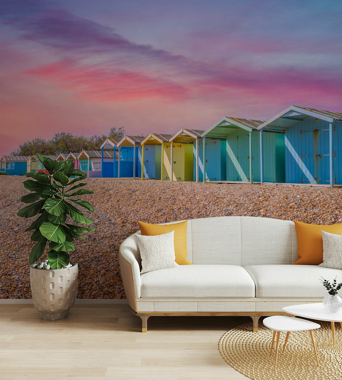 Beach Hideaways tranquil wall mural

