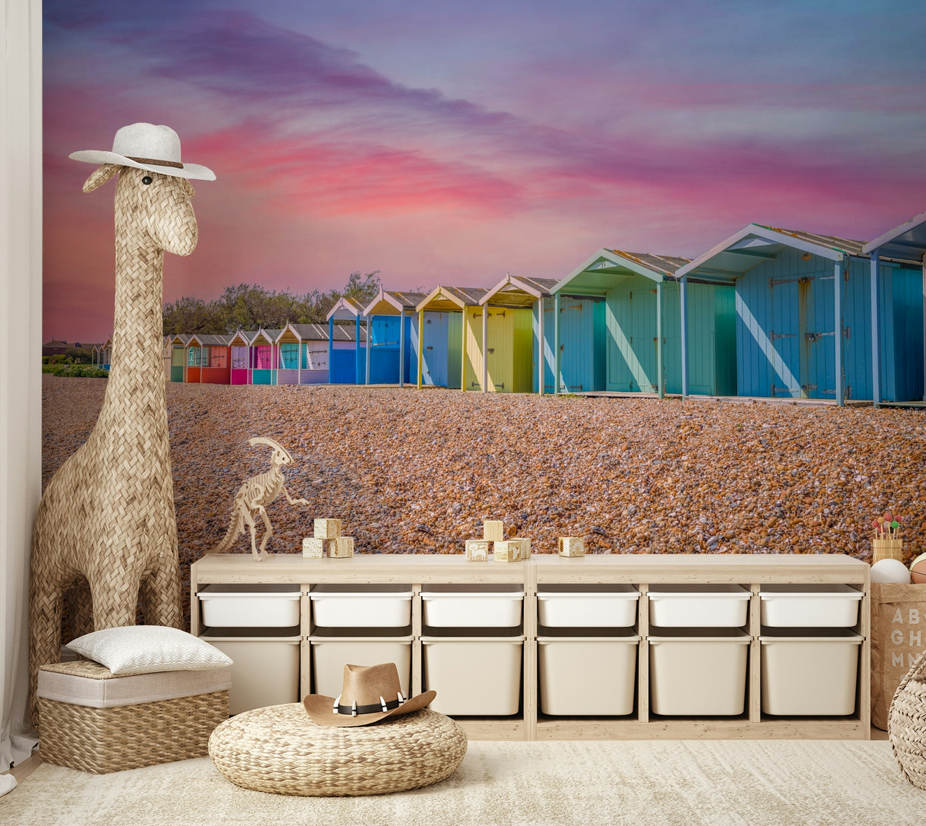 Beach Hideaways colorful wall decor

